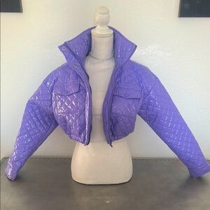 Quilted Purple Women's Jacket